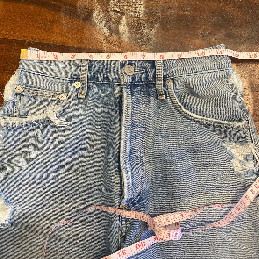 Agolde Dee Jean Shorts Size 23 - Picture 14 of 16